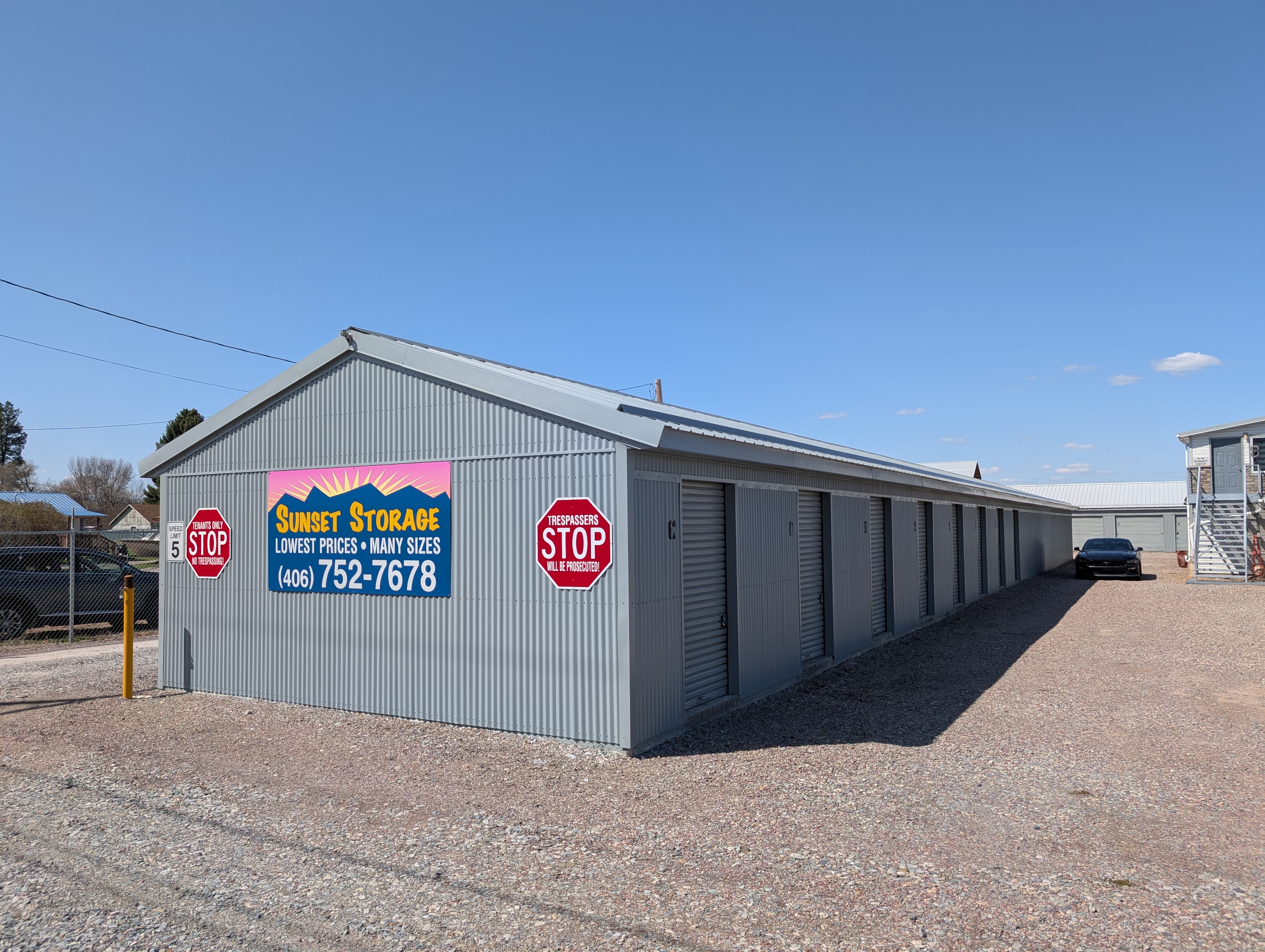 Sunset Storage LLC Main Entrance